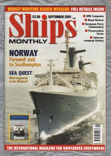 Ships Monthly - September 2001 - Vol 36 - No.9 - `HMS Campania` - IPC Media Group